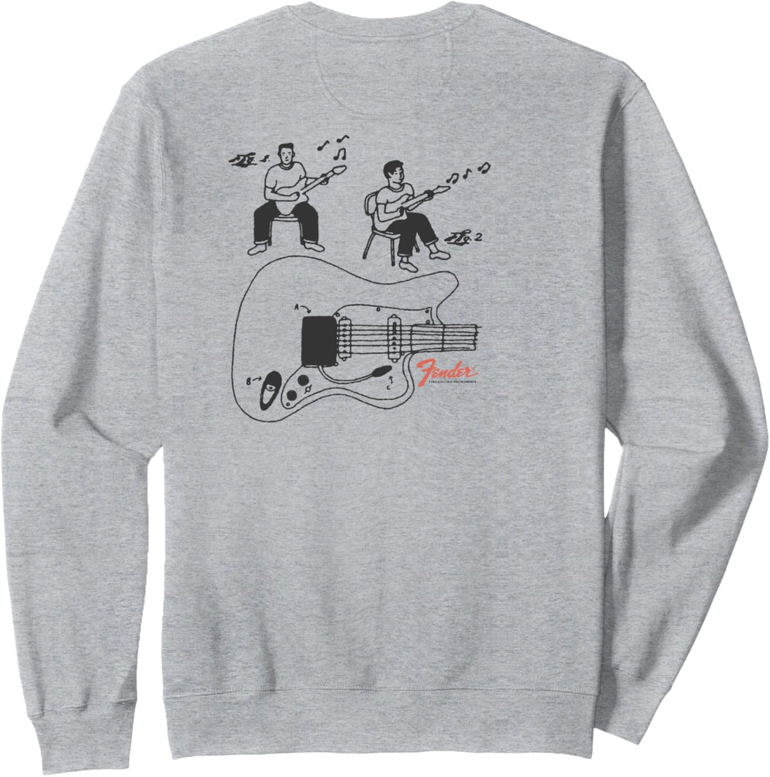 Fender Fine Electric Instruments Pocket Size Classic Logo Sweatshirt