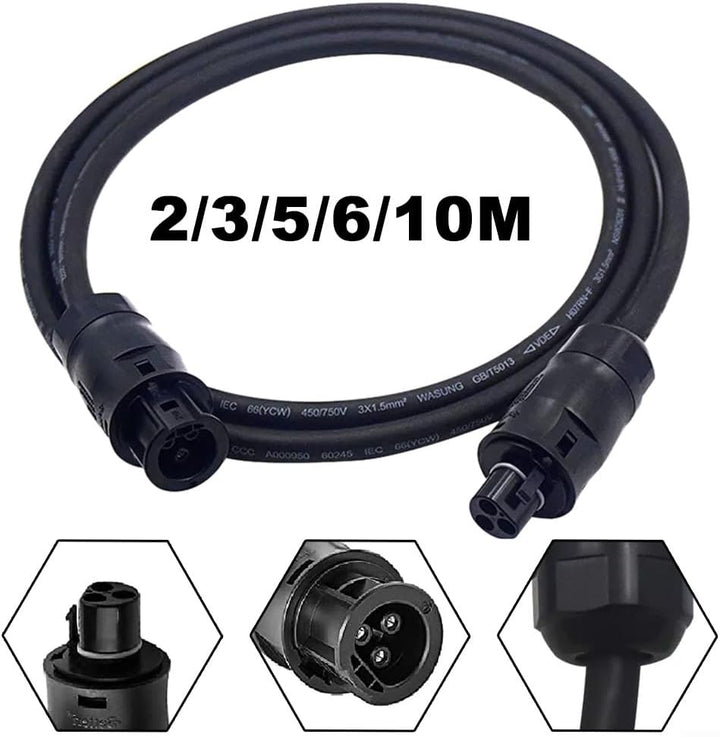 Verbindungskabel mit BC01 Buchse auf Stecker, Verlängerungsadapter für Micro-Wechselrichter, 5 m 5 m