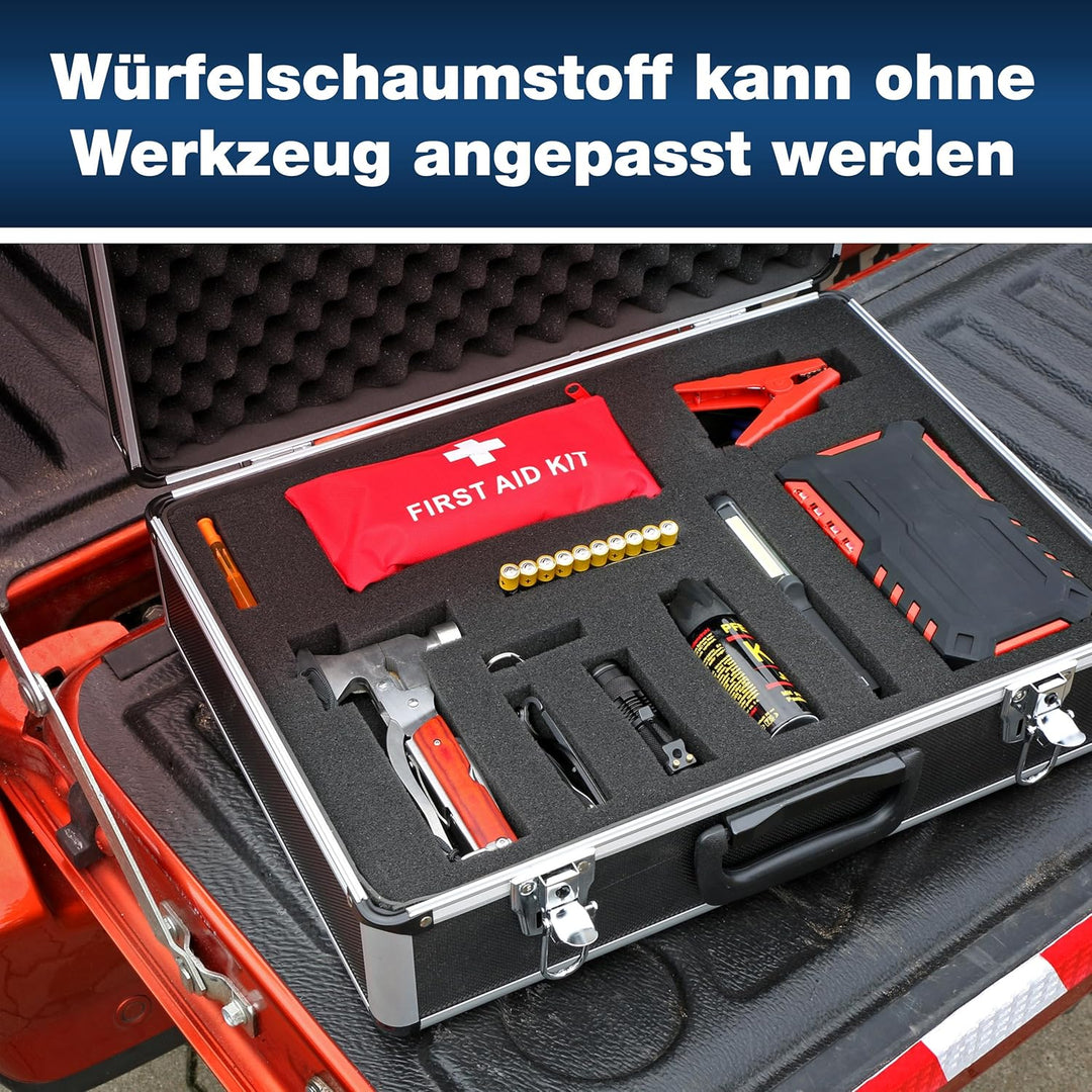 PeakTech 7310 – Universal Koffer für Messgeräte, Robuster Tragekoffer, Werkzeug Aufbewahrung, Würfel