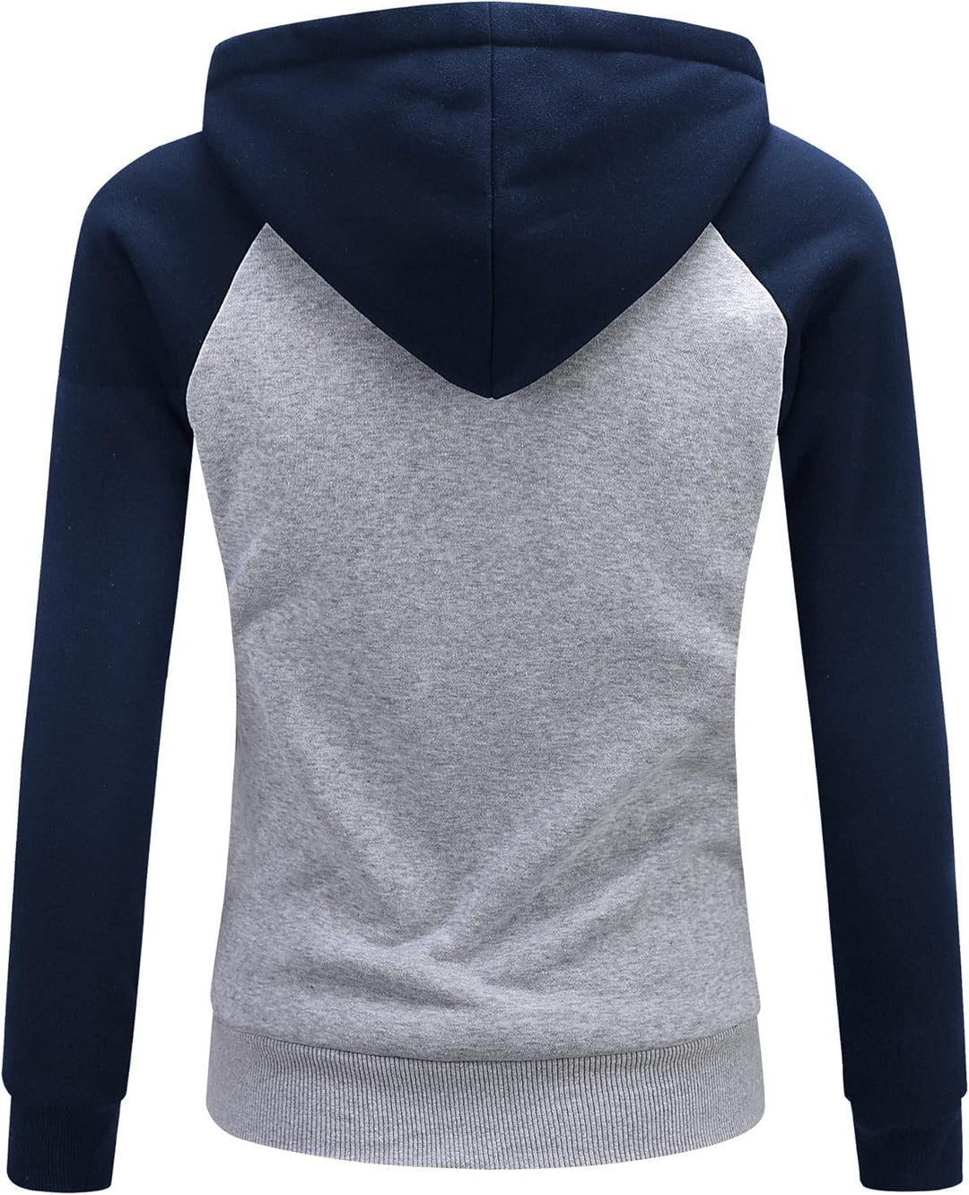 LLdress Sweatjacke Damen Fleecejacke mit Kapuze Hoodie für Frau Basic Kapuzenjacke mit Reissverschlu