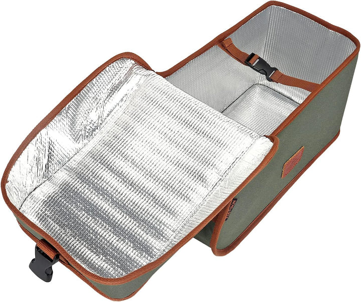 Tourbn wasserdichte Fahrradtasche aus Segeltuch, isoliert, Kühltasche, zum Mitnehmen, Lebensmittelli