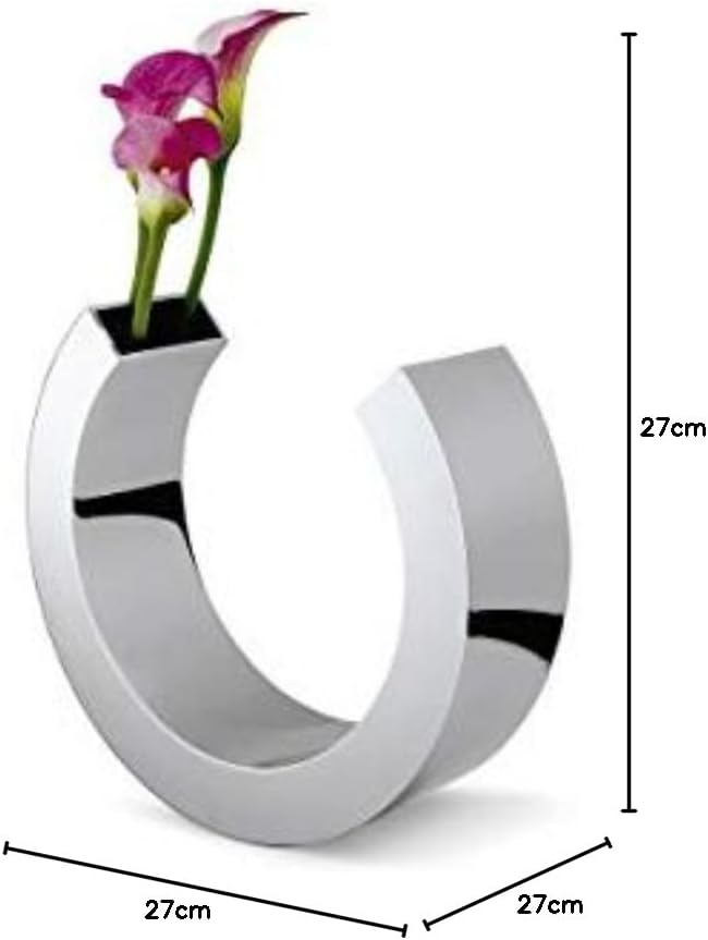 Philippi - Omega Vase - Edelstahl - Designobjekt