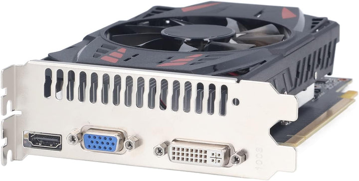 Goshyda GTX550TI Gaming-Grafikkarte, 2 GB GDDR5 128BIT 4K HDR, Tragbarer Dual-Lüfter, Geräuscharm, D