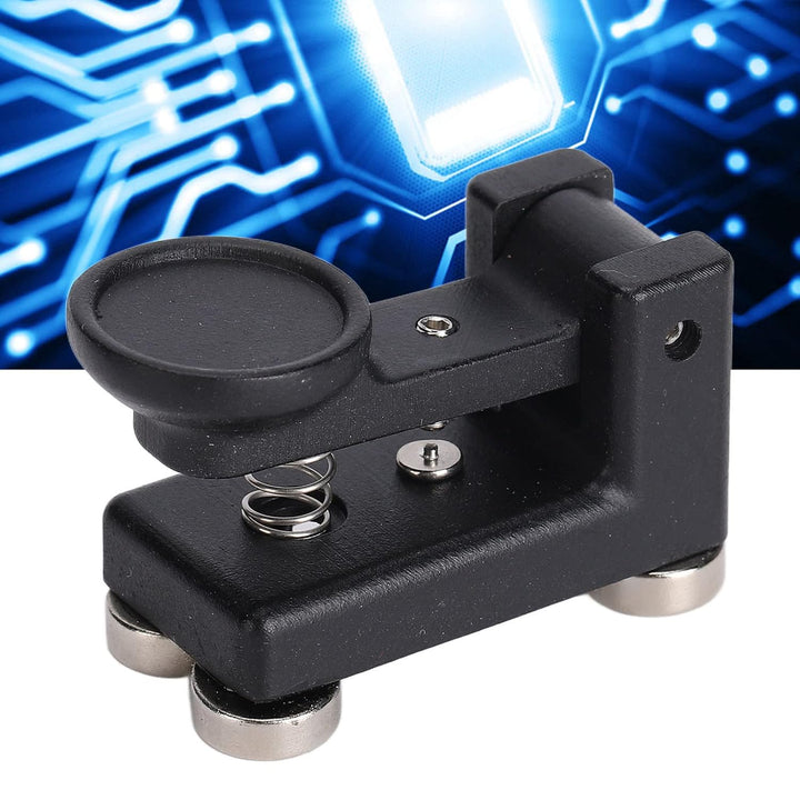 Morse Code Key, Morse Telegraph Taste, QU-4525 Magnetische Adsorptionsbasis ABS Compact CW Morse Cod