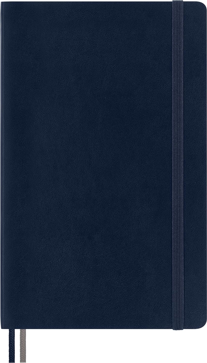 Moleskine - Klassisches Notizbuch, Linierte Seiten, Softcover und elastischer Verschluss, Grösse 13