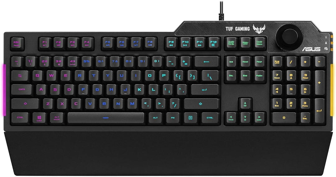 ASUS Tastatur K1 Gaming Keyboard französisches Layout 90MP01X0-BKFA00, Schwarz