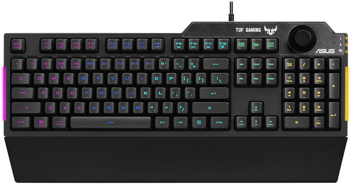 ASUS Tastatur K1 Gaming Keyboard französisches Layout 90MP01X0-BKFA00, Schwarz