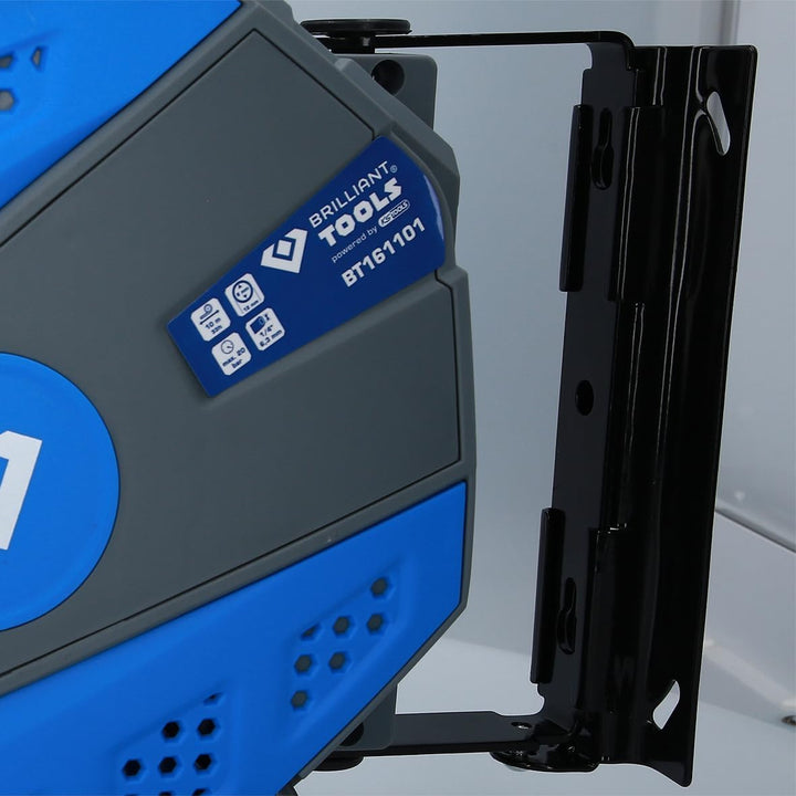 BRILLIANT TOOLS BT161101 Automatischer Druckluftschlauch-Aufroller, Ø 8 mm x 10 m [Powered by KS TOO