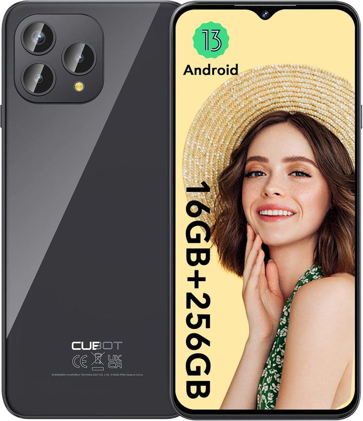 CUBOT P80 Smartphone Ohne Vertrag (2023), Android 13 Handy, 16GB+256GB/1TB, 48MP+24MP, 6,58" FHD+, 5