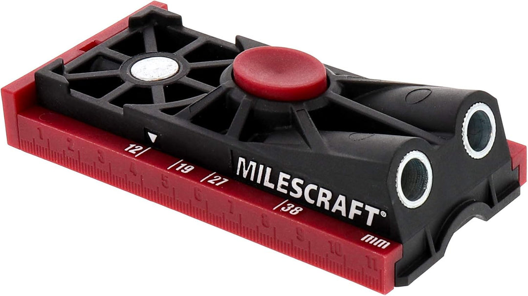 Milescraft 7336 Pocket Jig 200XCJ – Taschenloch-Bündel mit Doppelzylinder-Taschenlochvorrichtung, Ei