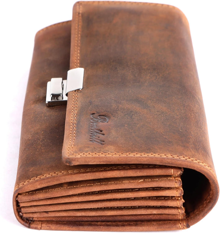 Benthill Kellner Geldbörse Leder - Echtleder Kellnerportemonnaie mit RFID Schutz - XXL Robuste Kelln