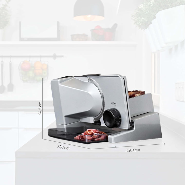 ritter Allesschneider serano 7 Duo Plus, elektrischer Allesschneider mit Gleichstrommotor, made in G