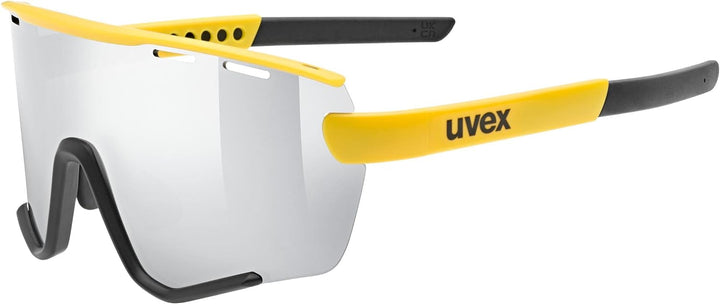 uvex Unisex Sportstyle 236 Set Sportbrille (1er Pack) Einheitsgrösse sunbee-black matt/silver, Einhe