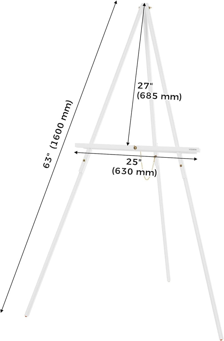 VISWIN 160 cm Holzstativ Display Staffelei Stand für Hochzeit Zeichen, Poster, A-Frame Künstler Staf