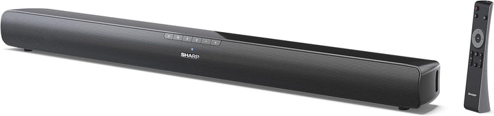 SHARP HTSB100 2.0 Soundbar 75W (USB, Bluetooth, HDMI, Optisch, AUX-In (3,5mm), Breite: 80cm), schwar