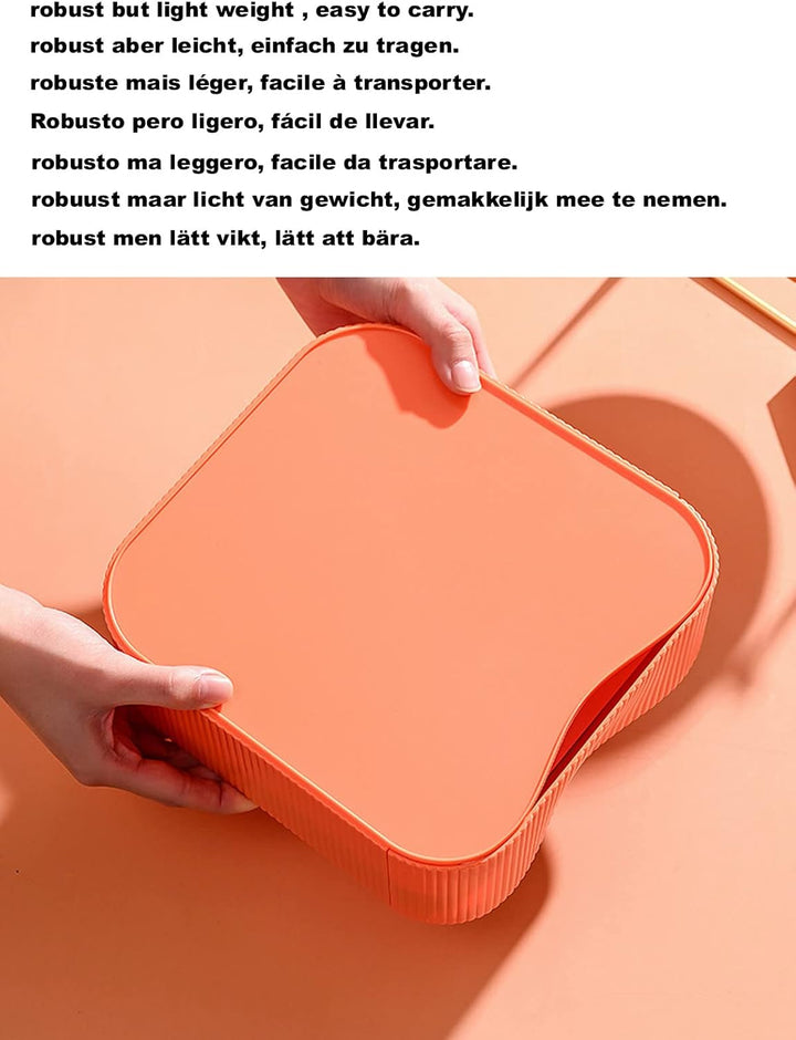 TUKA-i-AKUT [3x Stapelbar Desktop Organizer Schubladenbox Frei Kombinierbar, Schreibtisch Storage Ut