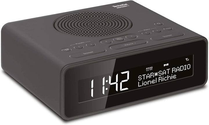 TechniSat DIGITRADIO 51 DAB+ Radiowecker (DAB, UKW, Uhrenradio, Wecker mit zwei einstellbaren Weckze