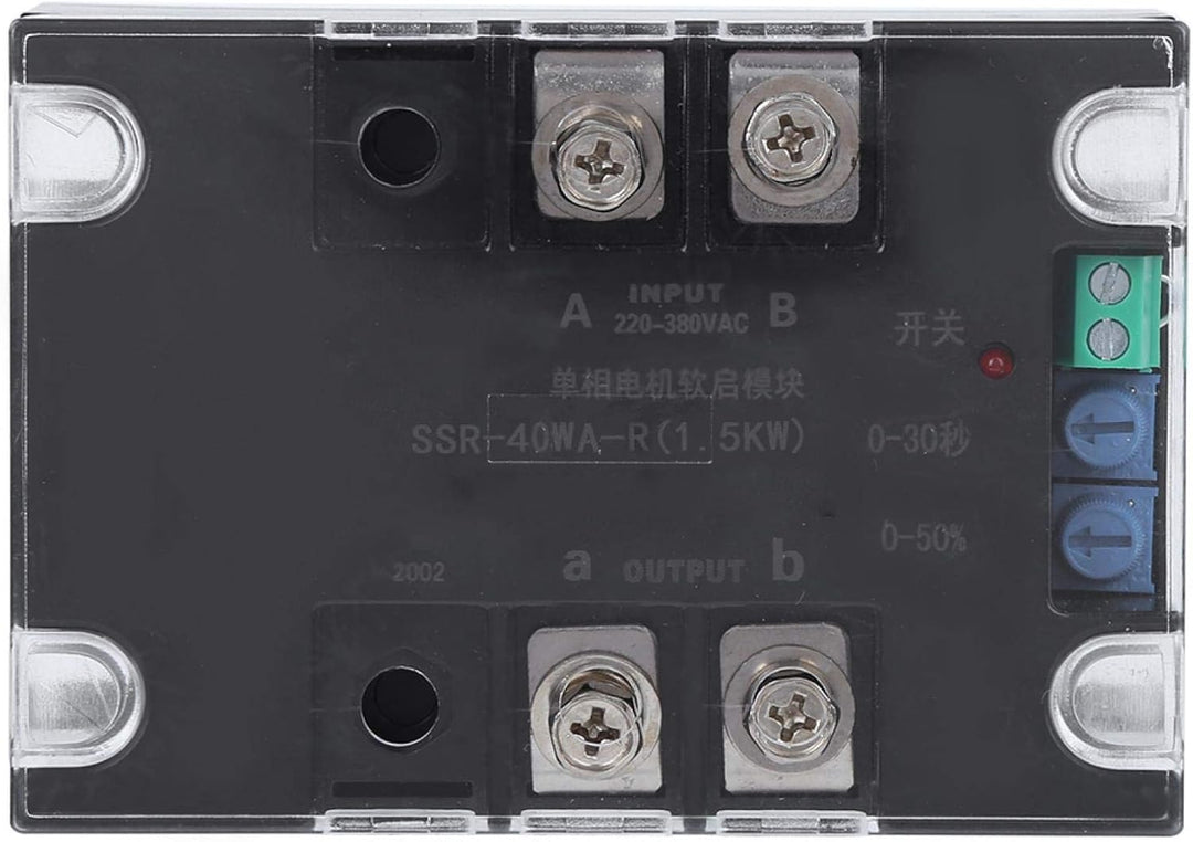 Motor Soft Start Controller Modul, TSR 20WA R1 2KW Motorstartplatine Optical Softstart Steuermoduls