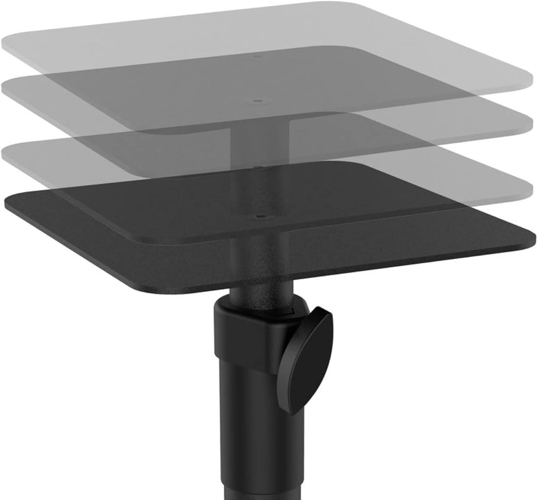 Audibax Neo STM-20 Soportes de Mesa Regulables para Monitor Estudio y Altavoz (Pareja)