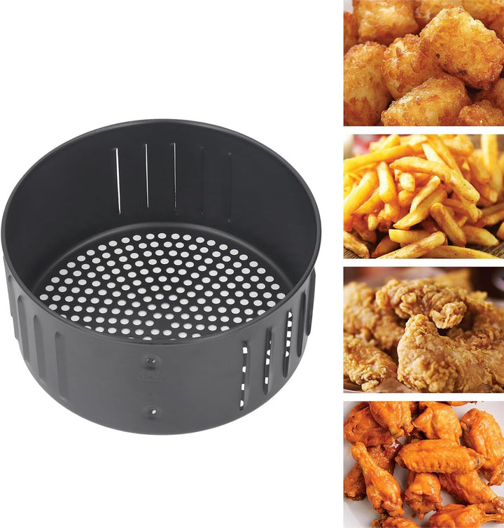 2.6L Air Fryer Ersatz Korb, Universal Antihaft Beschichtung Air Fryer Korb mit Abtropffunktion, Abtr