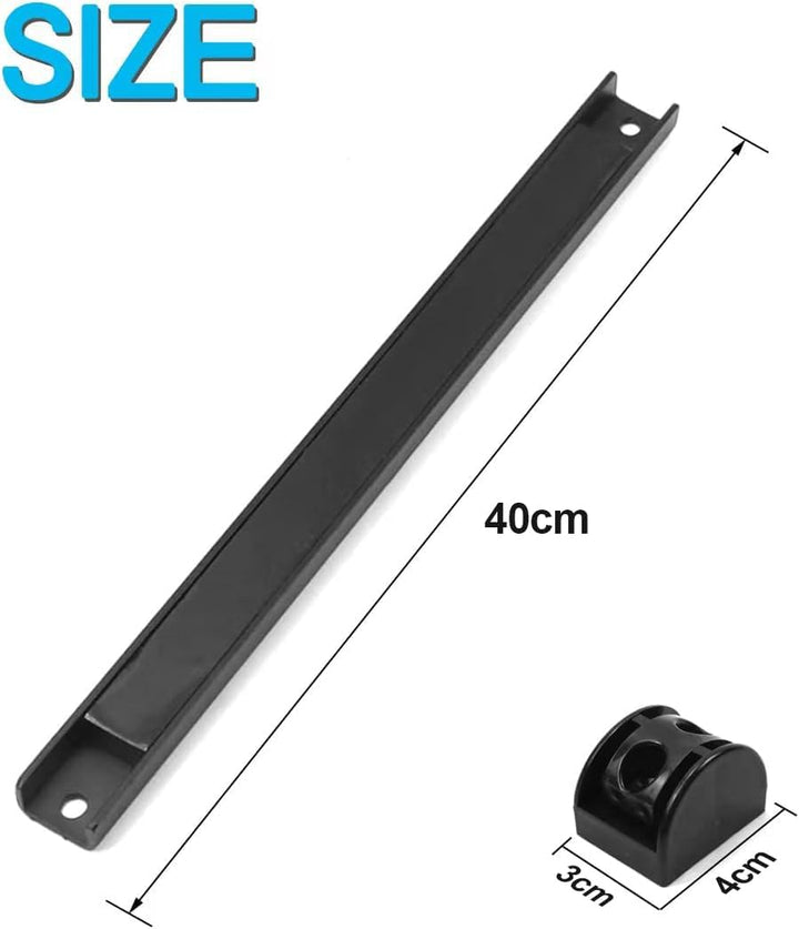 5 Stück Werkzeug Magnetleiste Set 40cm, Stark Magnetschiene Magnetische Werkzeughalter Wand, Magnet