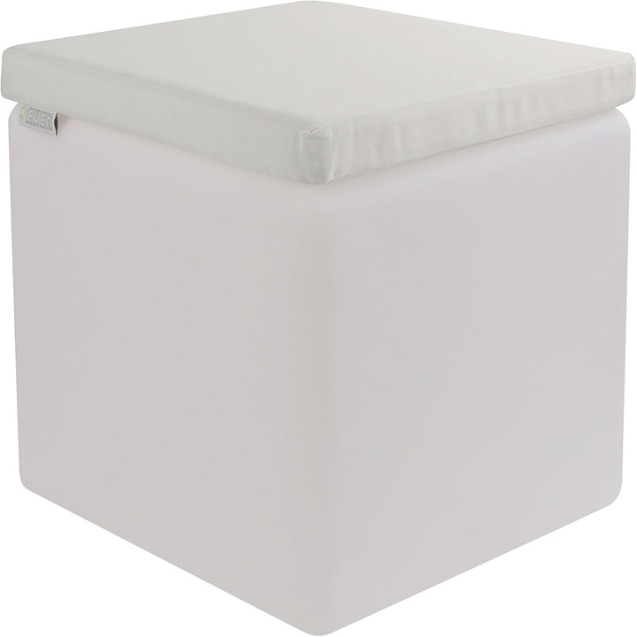 7even In & Outdoor Lounge Kissen 40cm Creme/Wasserfestes Kissen 40 x 40 x 5 cm Creme 40cm, Creme 40c
