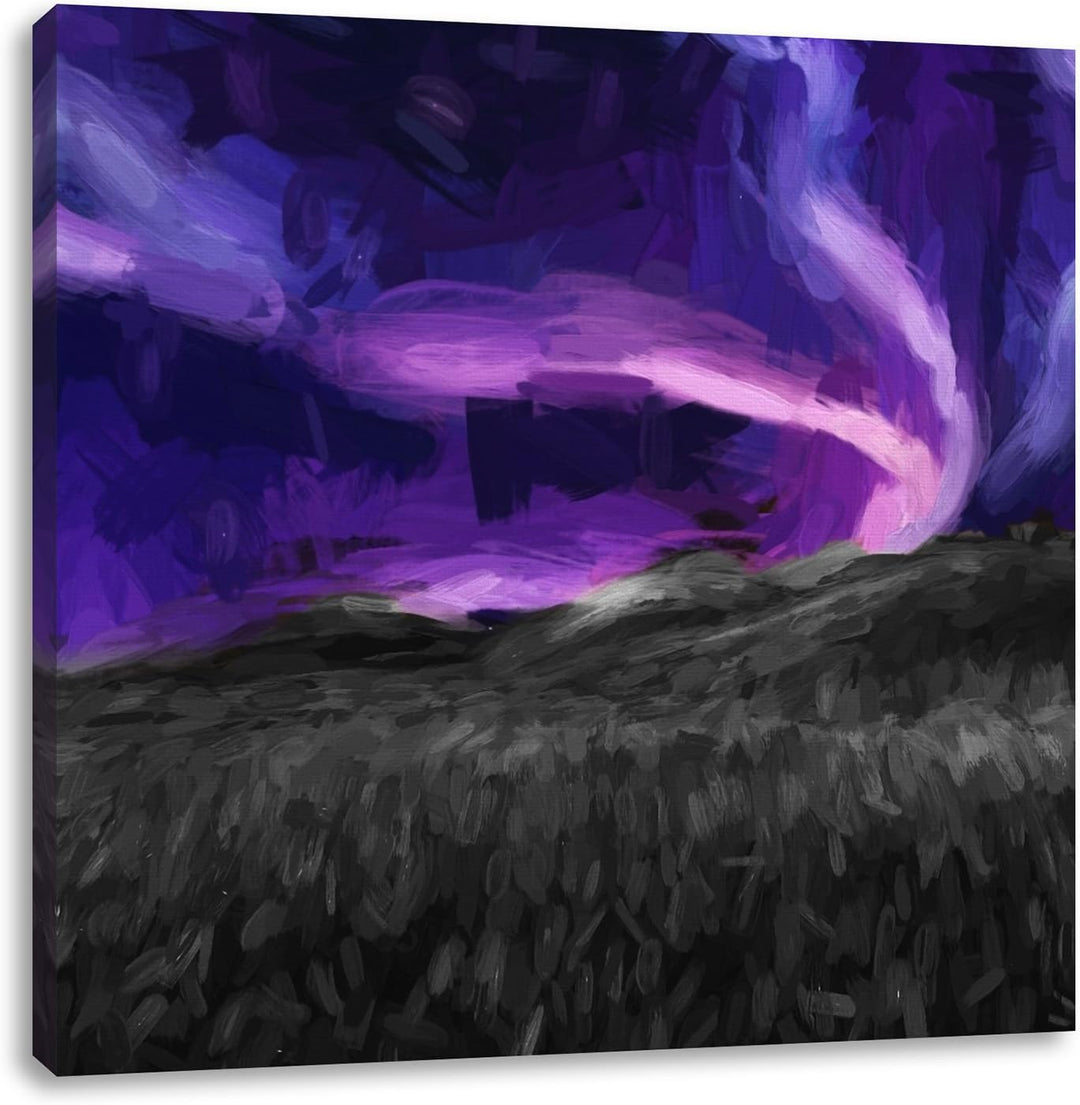 High Heels auf Hocker, Format: 70x70 auf Leinwand, XXL riesige Bilder fertig gerahmt mit Keilrahmen,