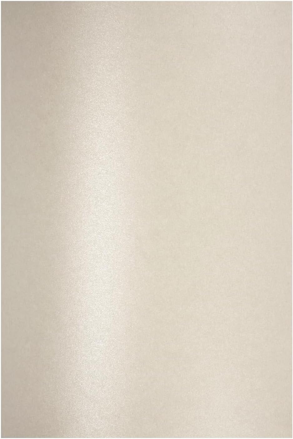 Netuno 100x Bastelpapier Perlmutt-Sand DIN A4 210x 297 mm 120g Aster Metallic Sand Fein-Papier Baste