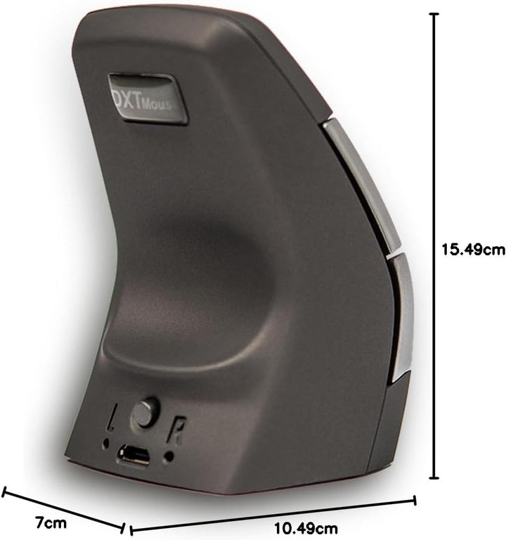 BakkerElkhuizen DXT 2 Precision Mouse, Ergonomische Kabelgebundene Präzisionsmaus, Rechts- und Links