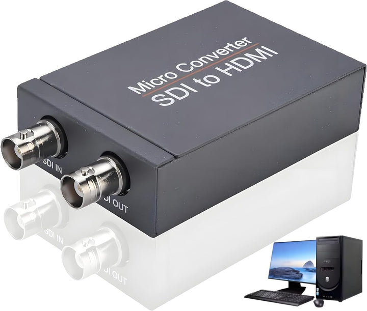 Queen.Y Micro-Konverter SDI auf HDMI Wandler 3G SDI HD SDI auf HDMI Adapter 1080P Schnelle Signalübe