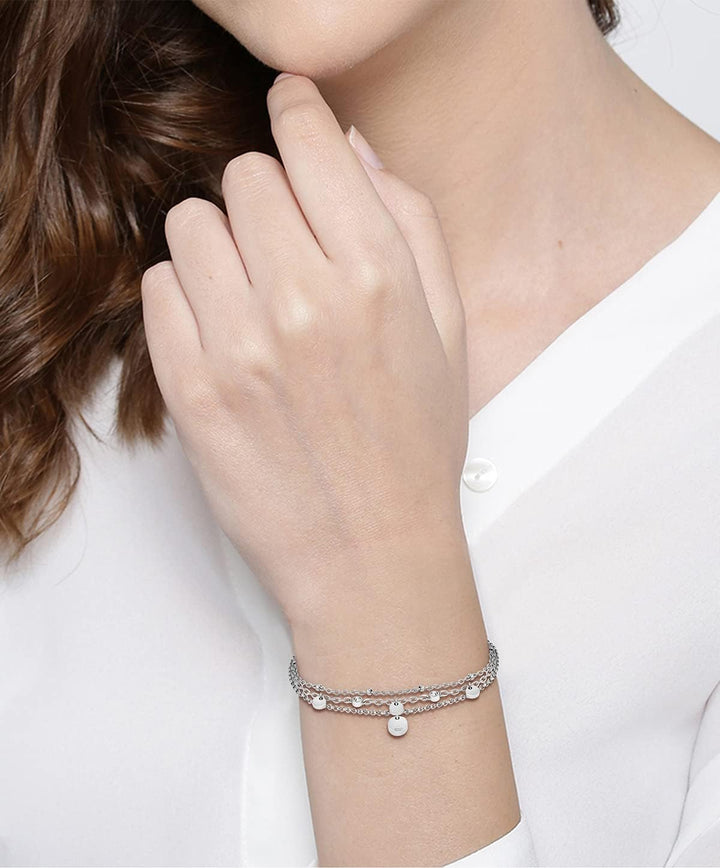 BOSS Jewelry Gliederarmband für Damen Kollektion IRIS aus Edelstahl - 1580331