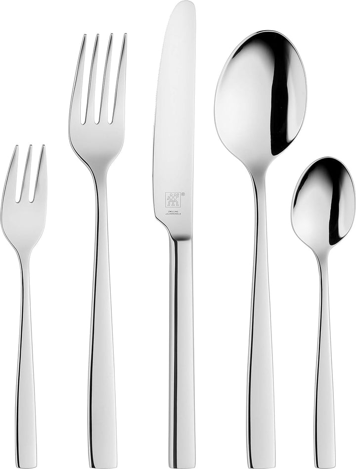 ZWILLING Roseland Besteck-Set, 60-teilig, Für 12 Personen, 18/10 Edelstahl/Hochwertiger Klingenstahl