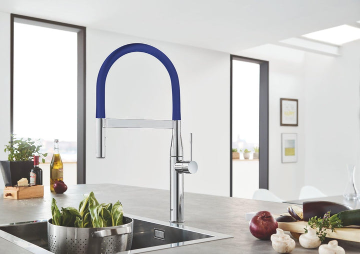 Grohe Schlauchauslauf für Essence Küchenarmatur blau (matt), 30321TY0, Blau