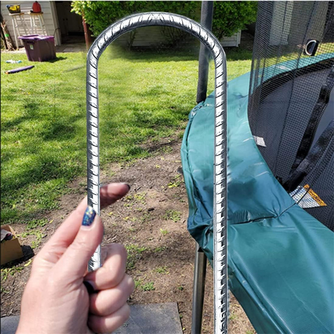 Bodenanker Erdanker Verzinkt Zeltnägel Garten Heringe Trampolin Erdnägel Gartenpfähle Pflocke Stakes