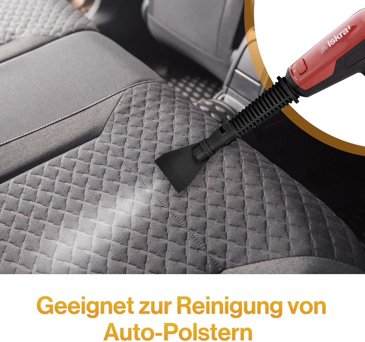 Iskra Dampfreiniger für alles, reinigt und desinfiziert, Dampfreiniger Boden, Handdampfreiniger mit