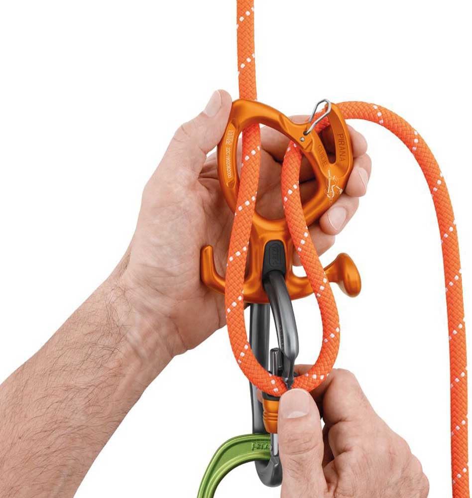 Petzl, Pirana Guide, Einstellbare Kupplungsdiskretion Mit Spur Und Verriegelung Von Asola Für Torren