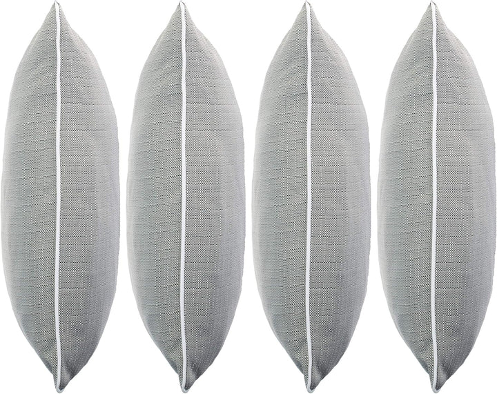 Brandsseller Outdoor Garten Kissen Dekokissen Leinenoptik strukturiert Schmutz- und Wasserabweisend