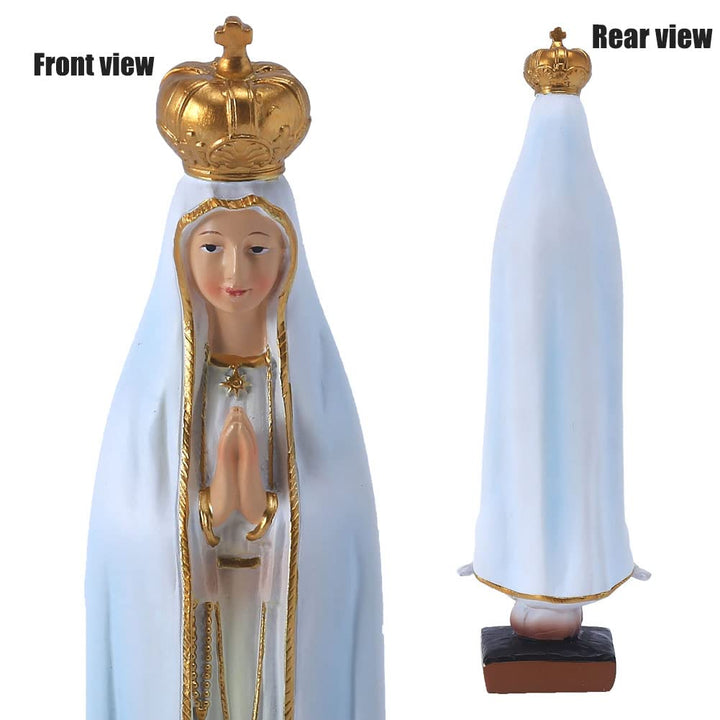 QIANLING 20,3 cm H Our Lady of Fatima Figuren, religiöse Geschenke, Our Lady of Fatima, Statue, kath