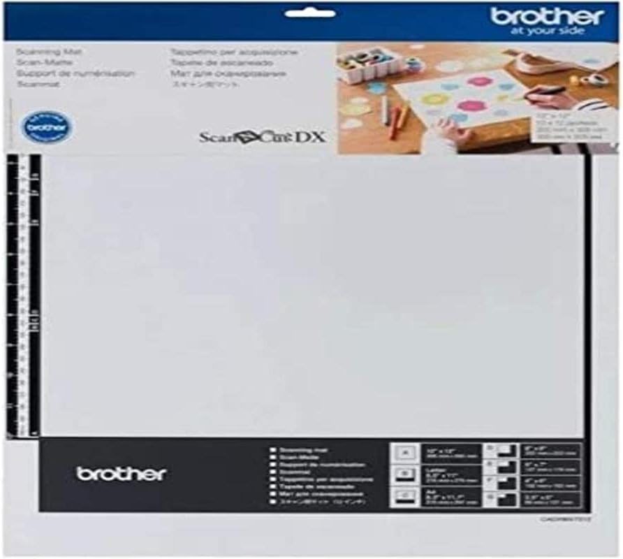 Brother Scanmat Dokumentenhalter 30,5 x 30,5 cm (12' x 12') Special ScanNcutSDX Series, Weiss, 30,5