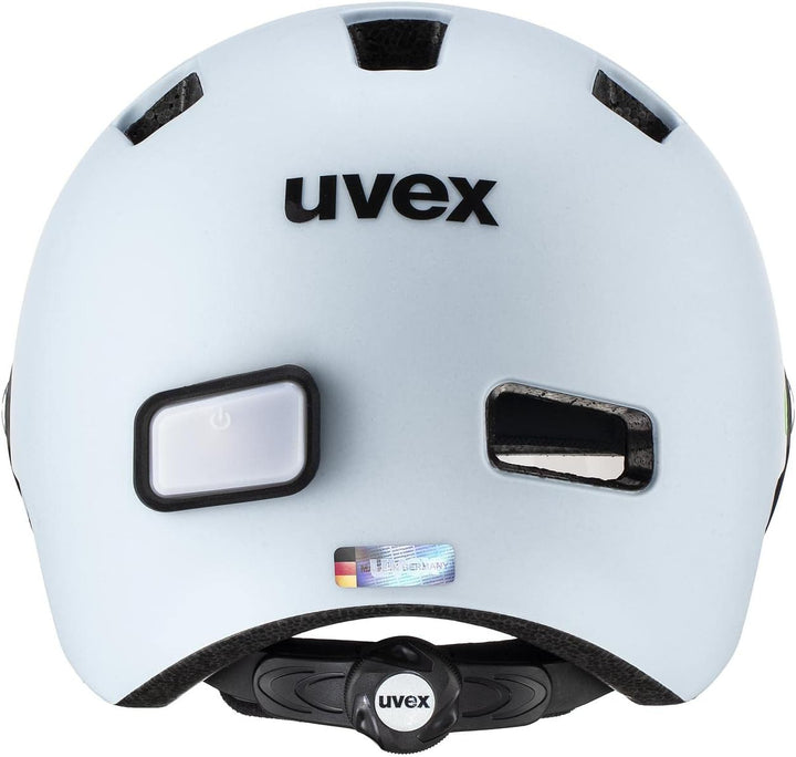 Uvex Rush Visor City Fahrrad Helm matt Light blau 2024 55-58 cm, 55-58 cm