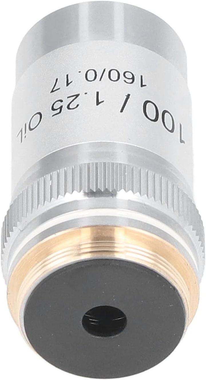 100X-Objektiv, 100X-Achromatisches Mikroskop-Objektiv Hohe Vergrösserung 20,2-mm-Schnittstellengewin