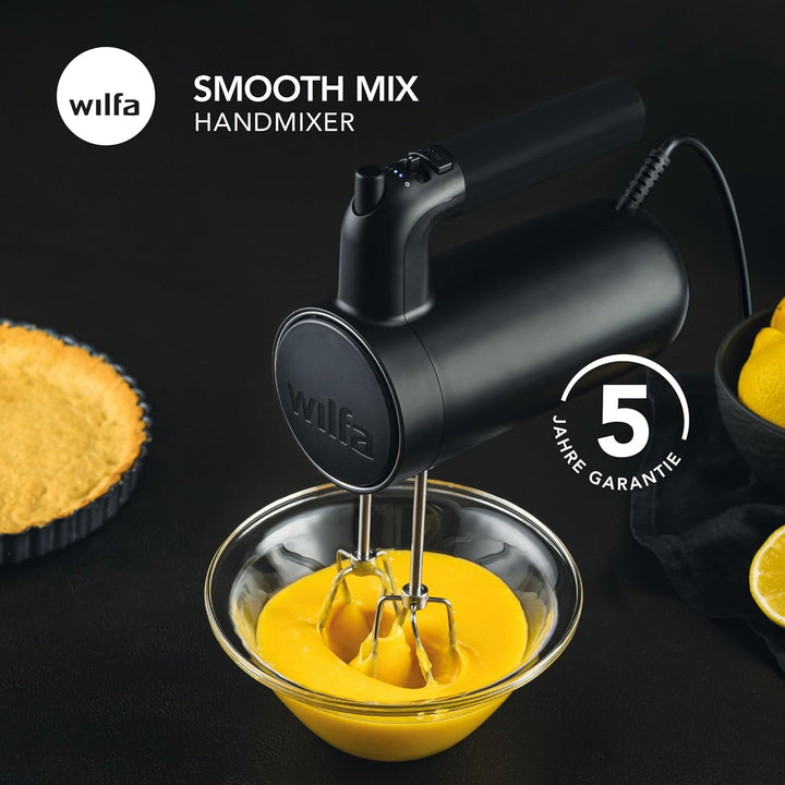 Wilfa Handmixer Smooth Mix 500 I 500 W I 5 Geschwindigkeiten I Boost-Funktion & Auswurf-Funktion I i