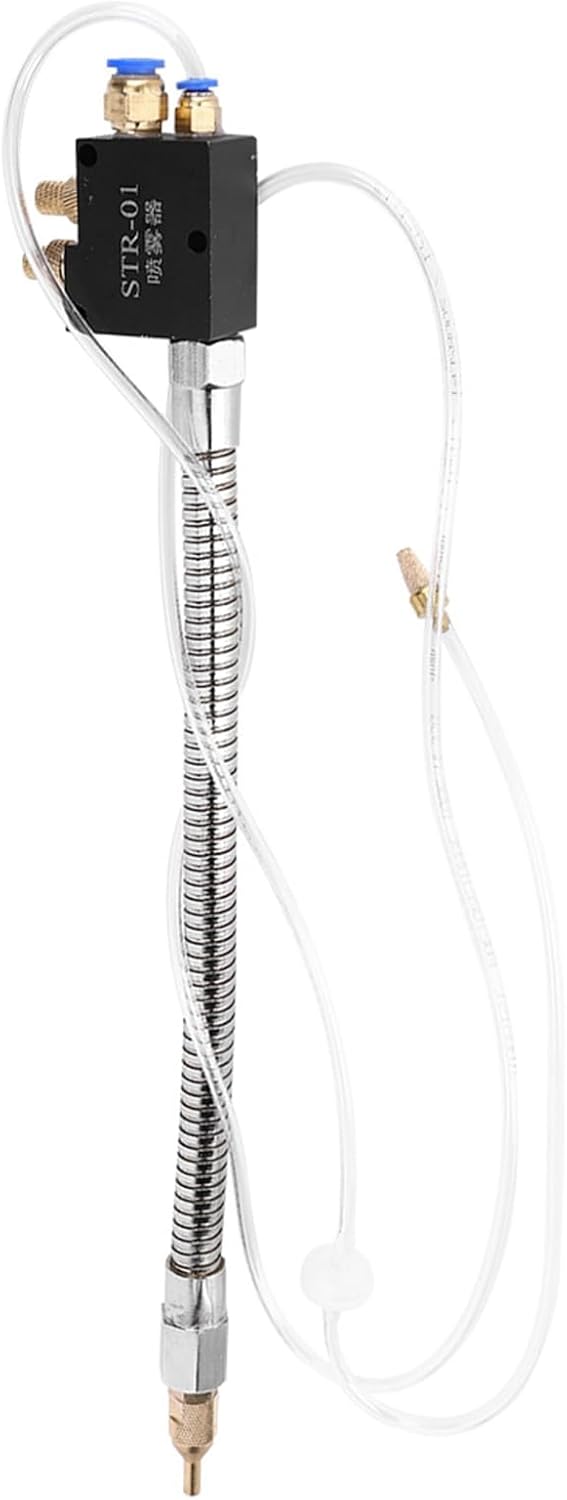 Nebelkühlmittelschmiersprühgerät STR-01 Drehmaschine Kühlerschleifzubehör zum Schneiden Gravur CNC-K