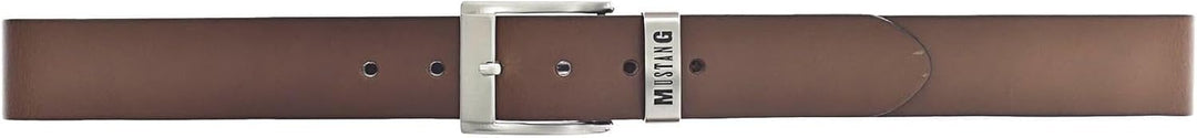 MUSTANG Herren Ledergürtel MG2164L15 40mm Gürtelbreite Schwarz Braun 80-115cm W90 Baileys 0660, W90
