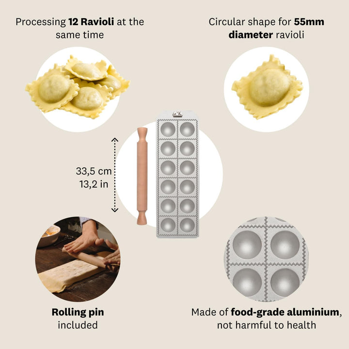 Marcato 8382 Backform, Matt, Silber, 8383