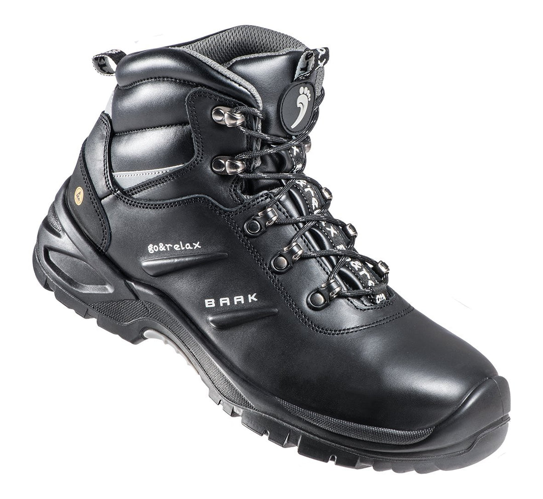 BAAK Sicherheitshochschuhe S3 "Harrison" Industrial - Go and Relax. 1 Stück. 47. schwarz. 7316N 47 E