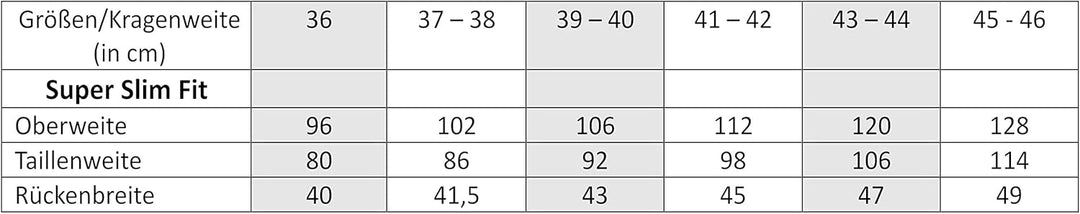 OLYMP Herren Oberhemd Langarm No. Six,Uni,super Slim,Urban Kent 40 _Weiss_, 40 _Weiss_