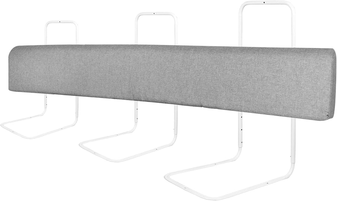 UISEBRT Bettgitter Bettschutzgitter 180cm Rausfallschutz für Kinderbett 5-Loch Höhenverstellbar Bett