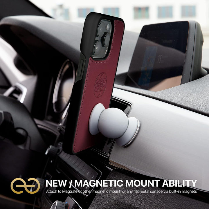 Dreem Fibonacci iPhone 14 Pro Max Brieftaschen-Etui / 2-in-1 stossfestes Etui und abnehmbares Folio