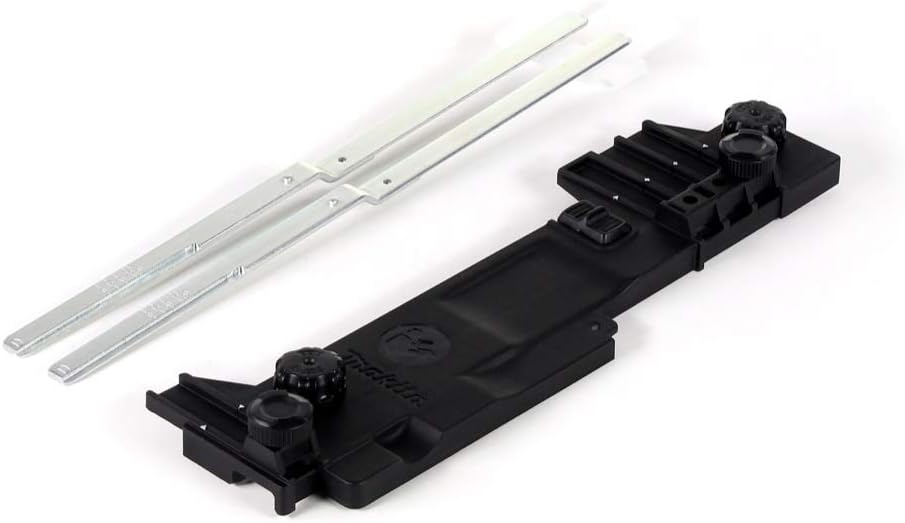 Führungsschienenadapter D & 194385-5 Schraubzwinge 1 Paar (2 Stück), Silber, 5 x 160 mm Bundle mit S